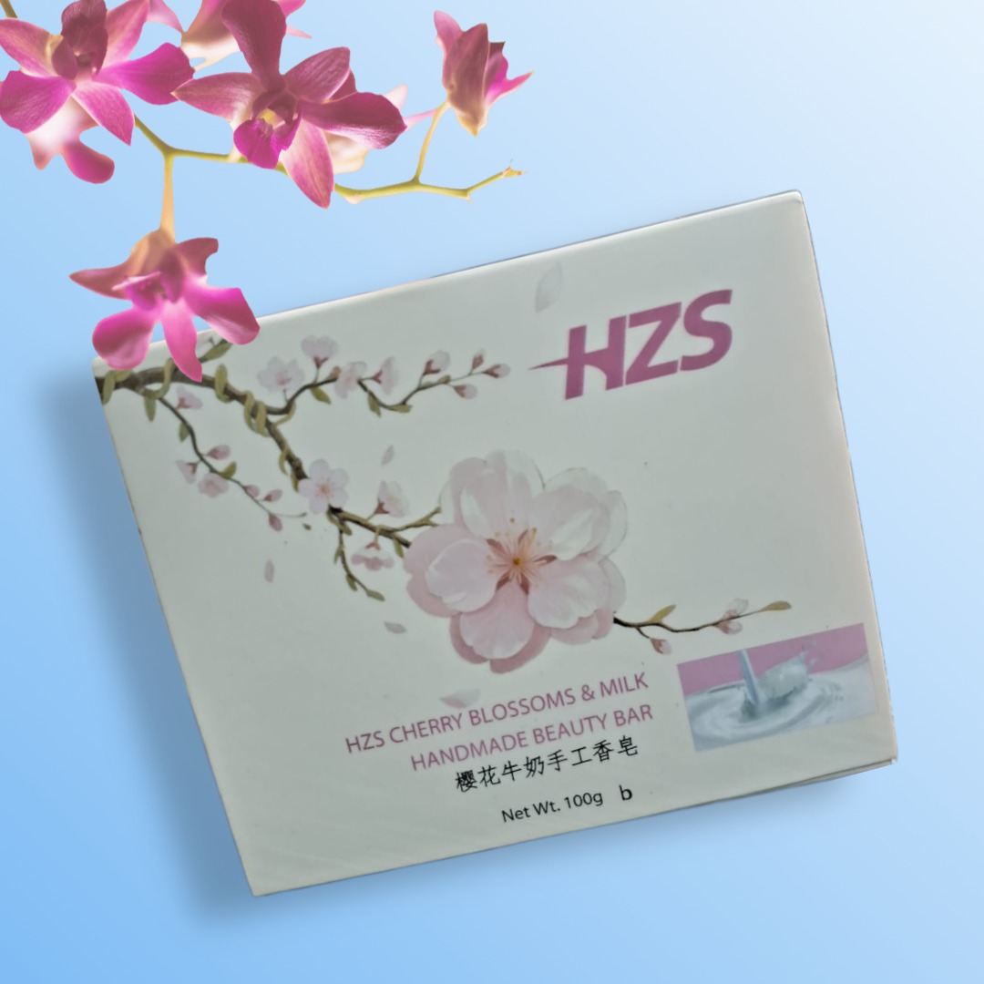 HZS Cherry Blossoms & Milk Handmade Beauty Bar
